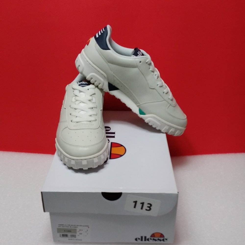 ELLESSE TANKER LO LTHR AM OFF SIZE-8  COD/113